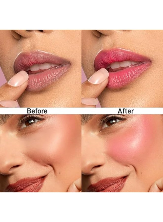 رينيه صبغة رينيه تيب تيب المائية - بينك سبلاش، صبغة للشفاه والخدود، تدوم طويلاً، تركيبة خفيفة وناعمة، لمسة نهائية مطفية ندية، تمنح مظهراً طبيعياً متورداً، غنية بفيتامين C وحمض الهيالورونيك، 5 مل. - Image 3